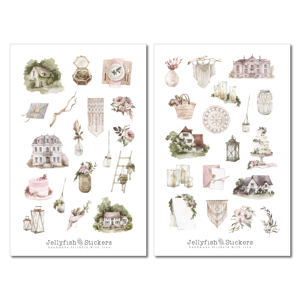 Wedding Sticker Set