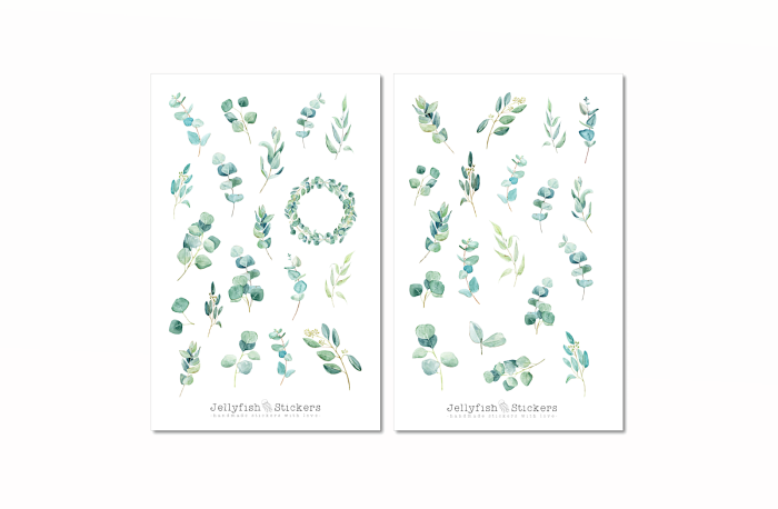 Eukalyptus Sticker Set