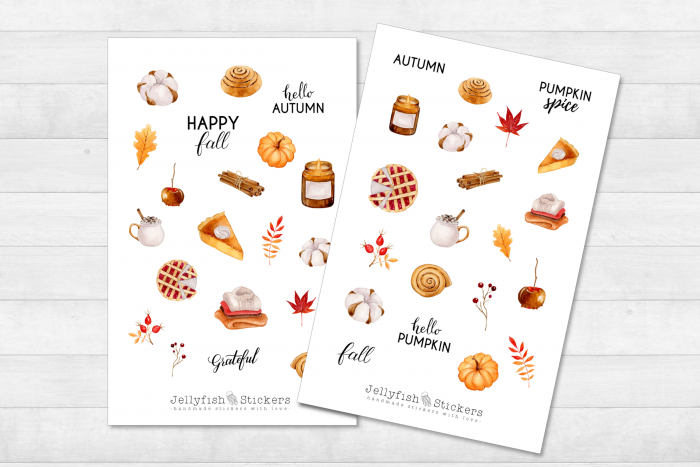 Herbst Sticker Set