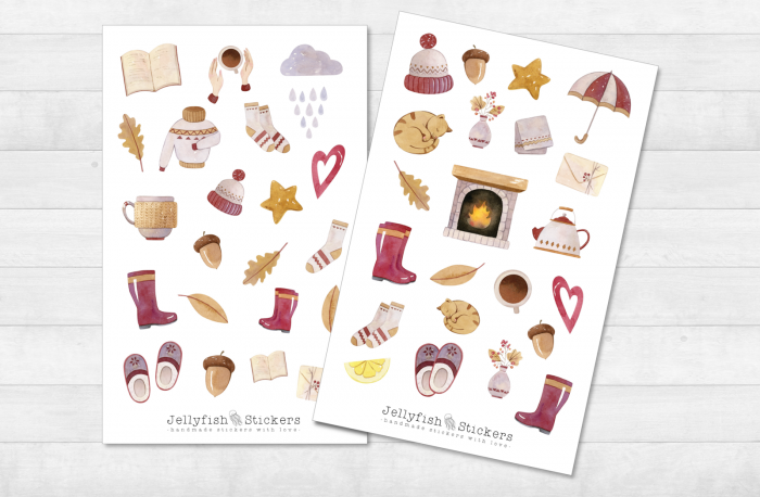 Cozy Home Sticker Set