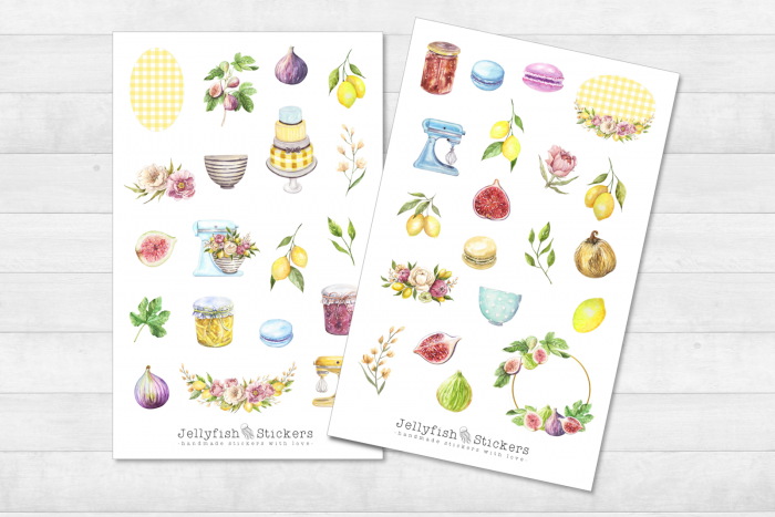 Backen Sticker Set