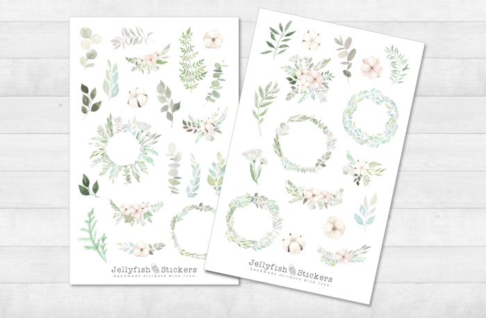 Blumen Sticker Set