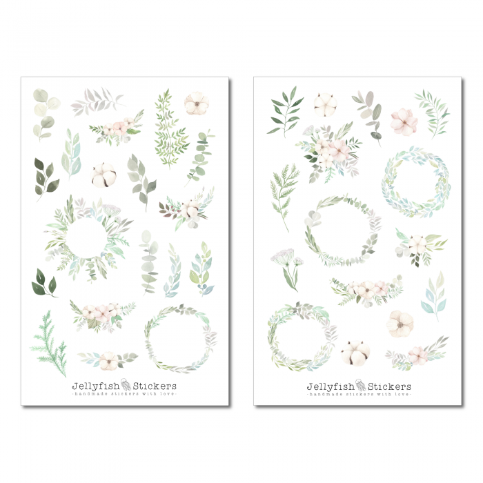 Blumen Sticker Set