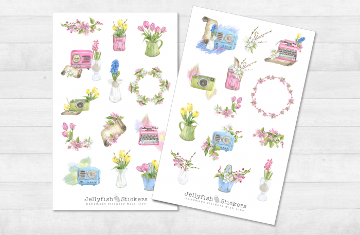 Spring Sticker Set