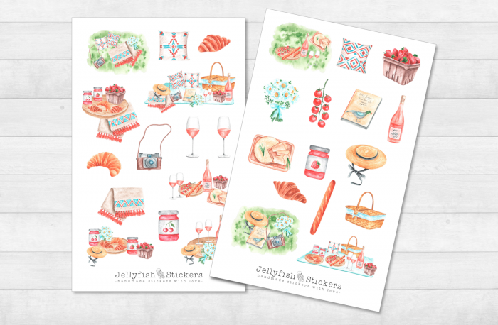 Picnic Sticker Set