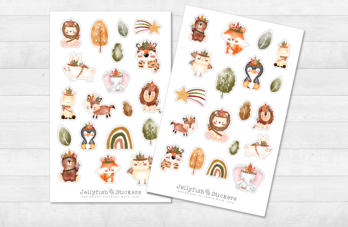 Baby Tiere Sticker Set