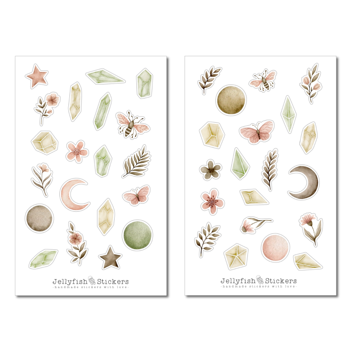 Pastell Magie Sticker Set
