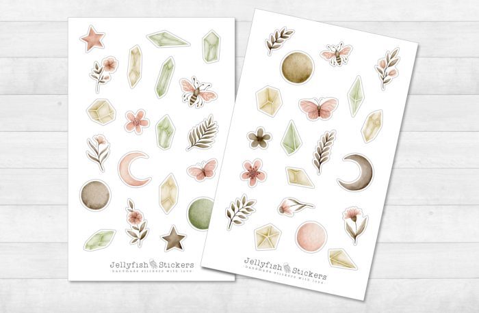 Pastell Magie Sticker Set