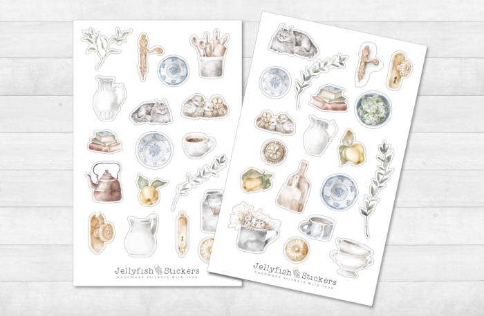 Porcelain Sticker Set