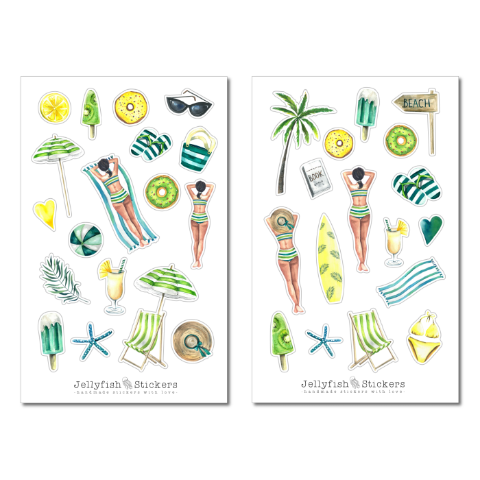 Ab 40EUR: Gratis Stickerbogen "Sommer"