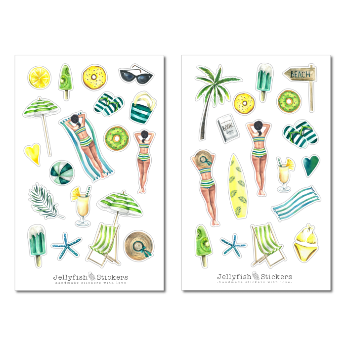 Sommer Sticker Set