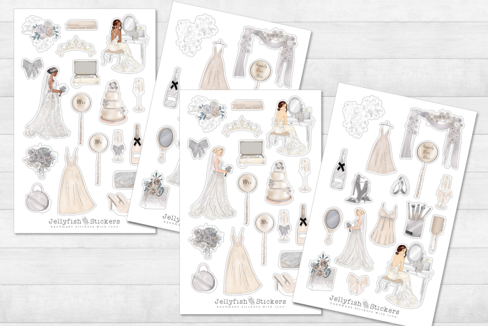 Bride Sticker Set