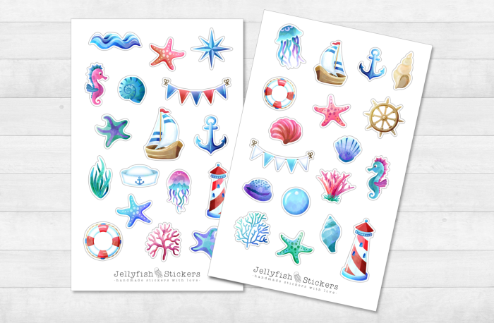 Maritim Sticker Set