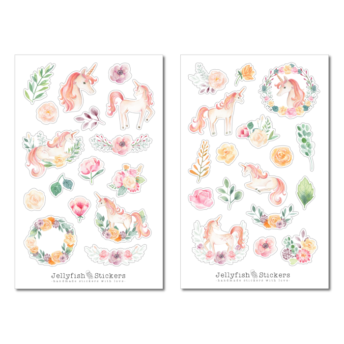 Unicorn Sticker Set