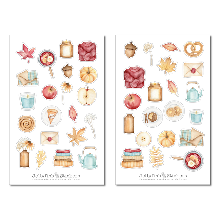 Herbst Sticker Set