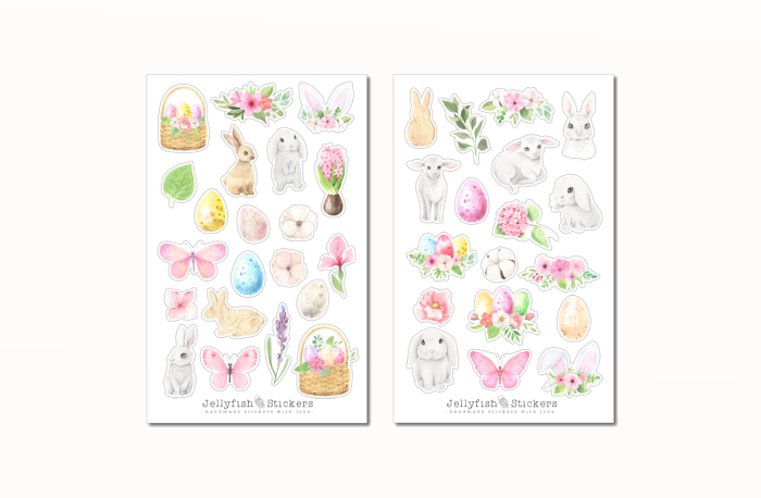 Frühling Ostern Sticker Set