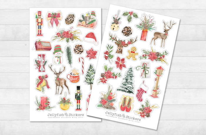 Weihnachten Sticker Set