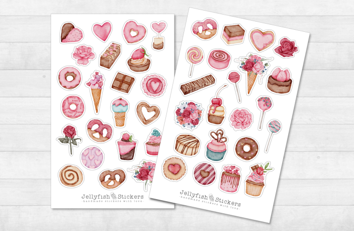 Candy and Pastry Sticker Set