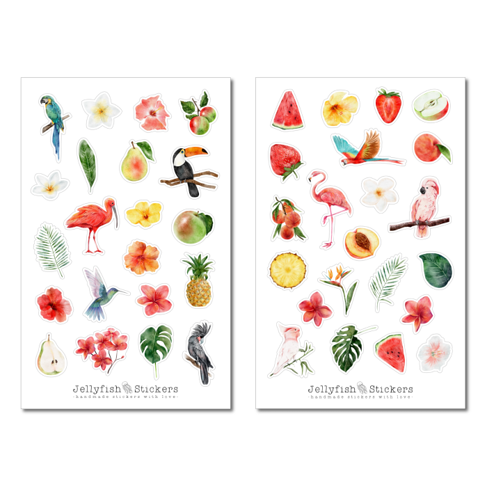 Tropical Sticker Set