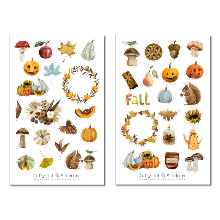 Autumn Sticker Set