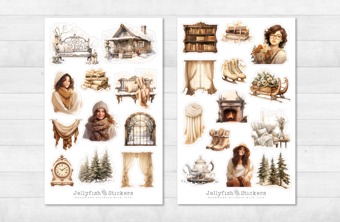 Cozy Winter Sticker Set