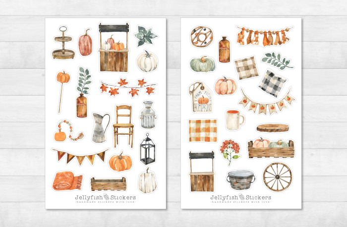 Herbst Sticker Set