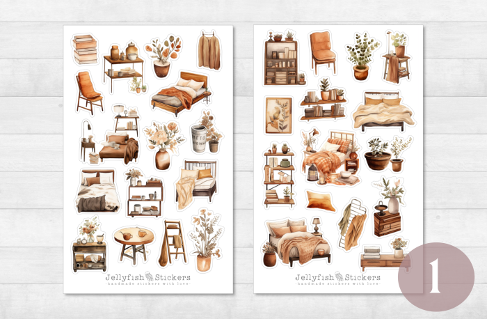 Cozy Home Sticker Set