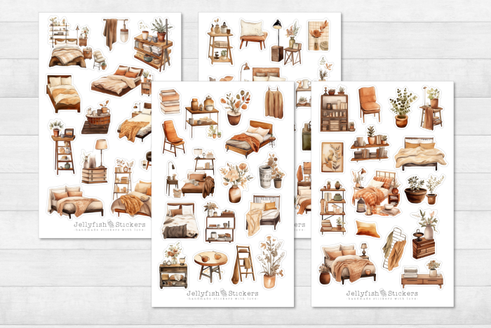 Cozy Home Sticker Set