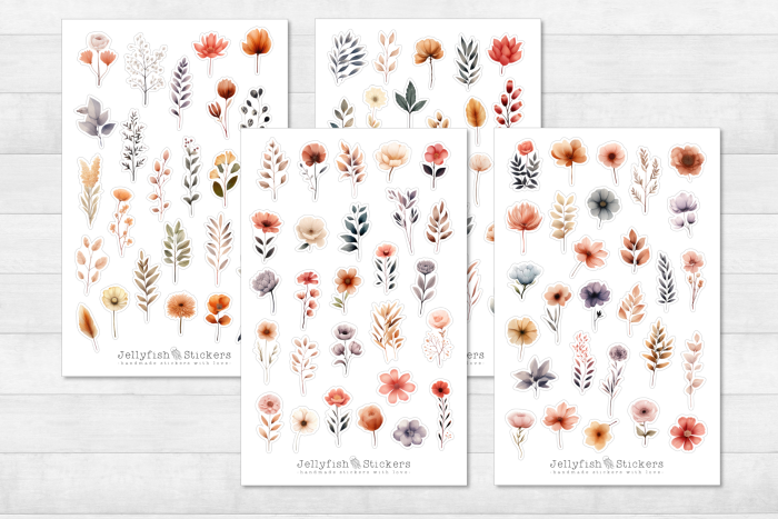 Flowers Sticker Set