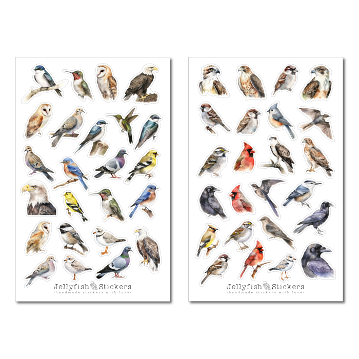 Birds Sticker Set