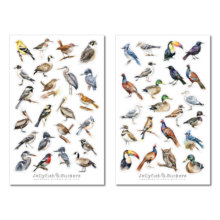 Birds Sticker Set