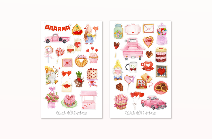 Valentine's Day Sticker Set