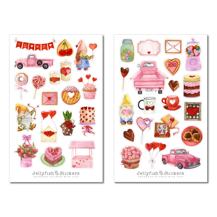 Valentine's Day Sticker Set