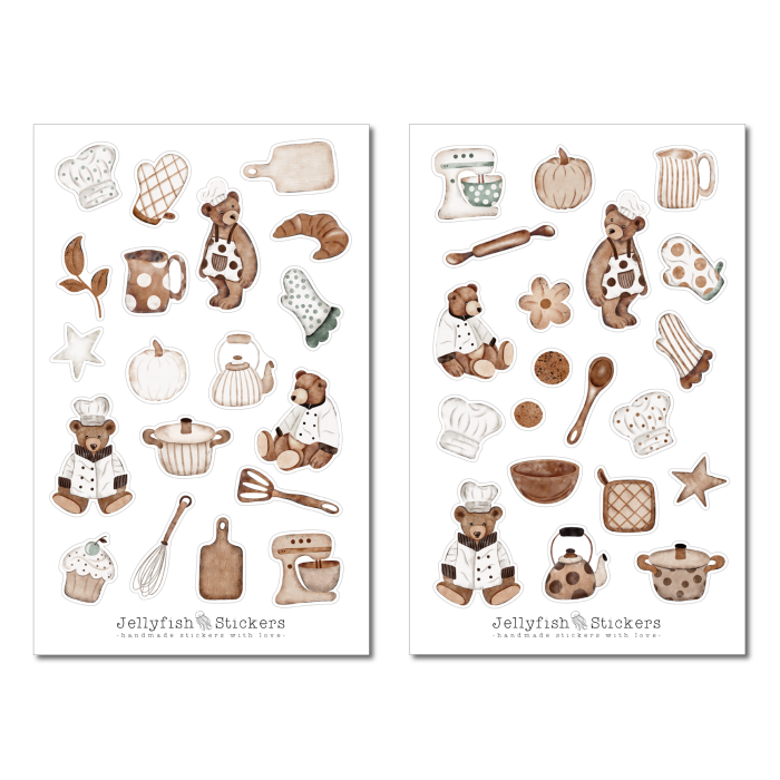 Baking Sticker Set