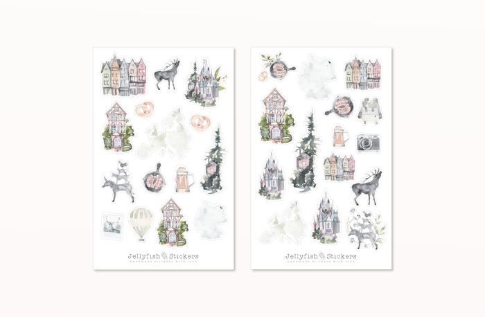 Deutschland Sticker Set