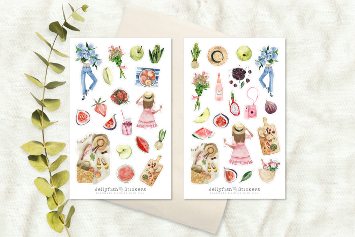 Sommer Sticker Set