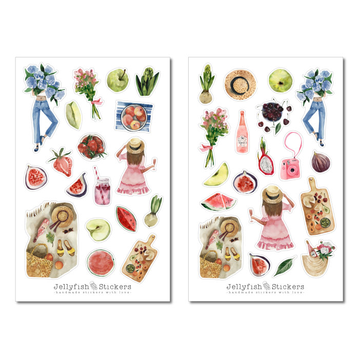 Ab 40EUR: Gratis Stickerbogen "Sommer"