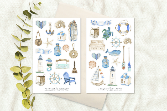 Maritim Sticker Set