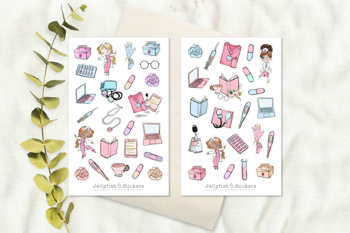 Medizin Sticker Set
