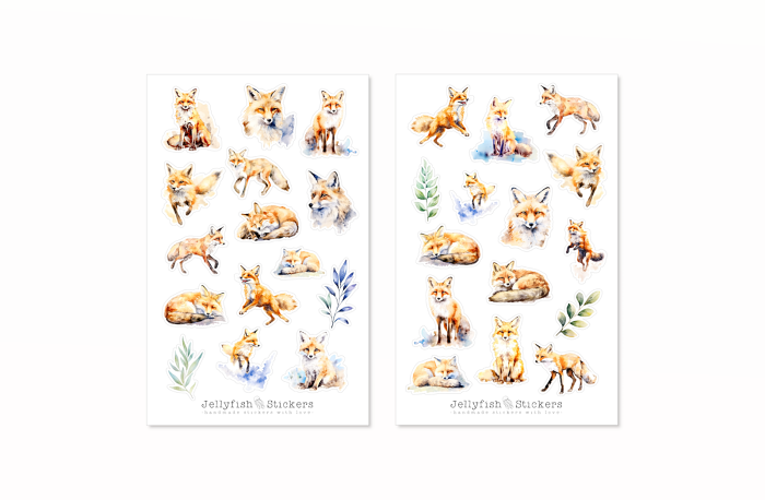 Fuchs Sticker Set