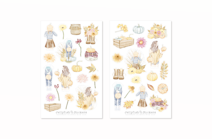 Herbst Sticker Set