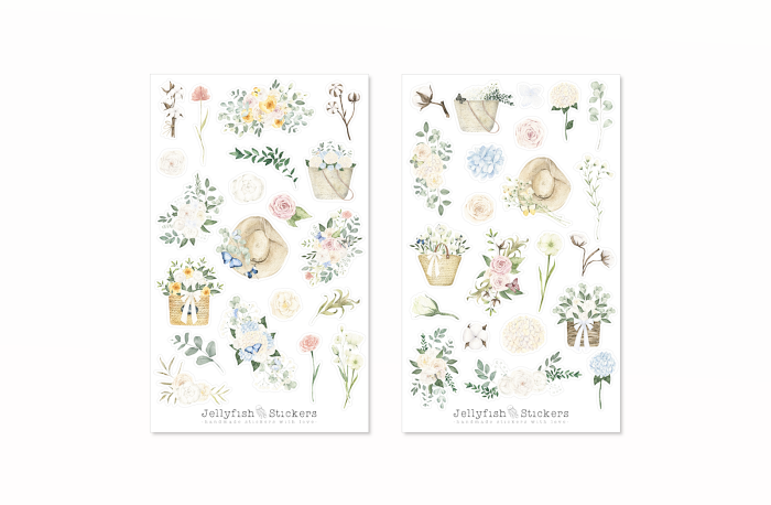 Blumen Sticker Set