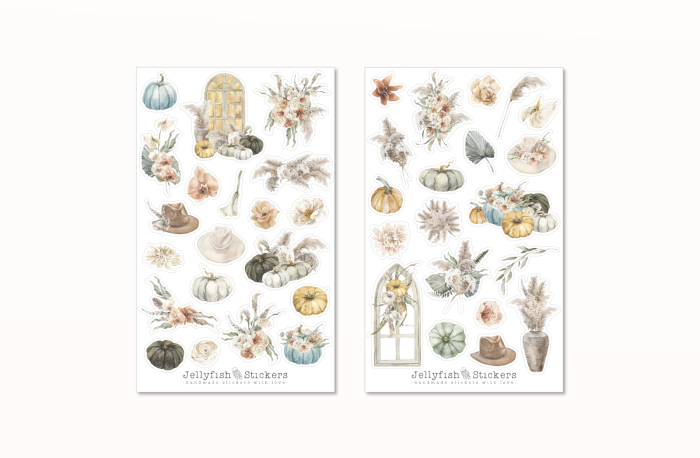 Boho Autumn Sticker Set