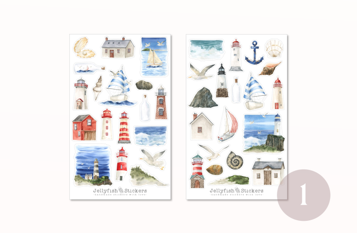 Maritim Sticker Set