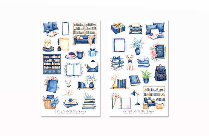 Books Sticker Set