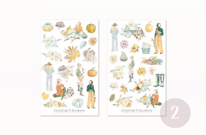 Herbst Sticker Set