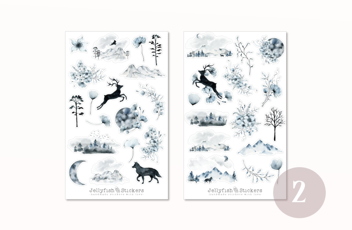 Waldtiere Sticker Set