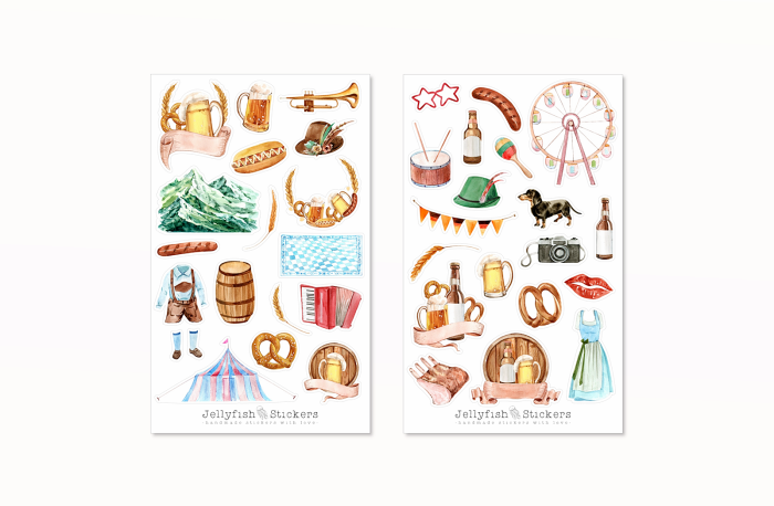 Oktoberfest Sticker Set