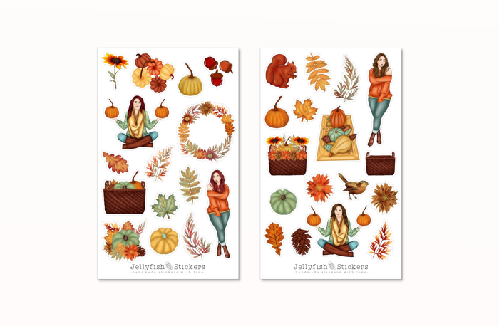 Autumn Sticker Set