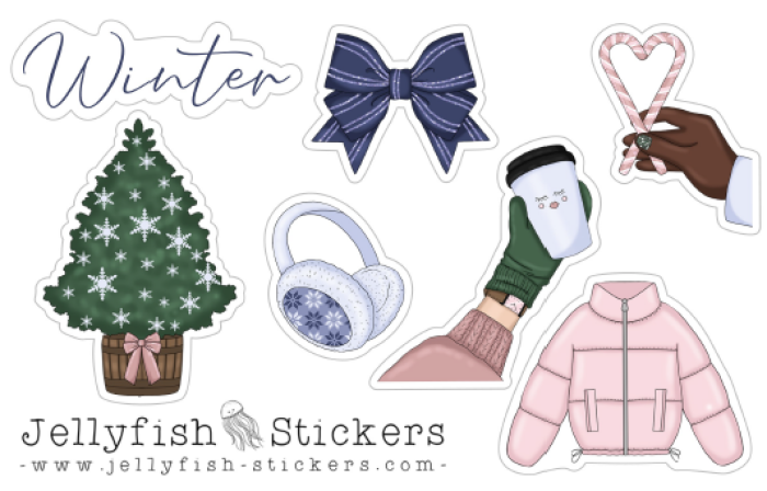 Free Mini Sticker Sheet "Winter"